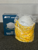 (4) Boxes Of Makerite 9500-N95 Disposable Respirators - 2