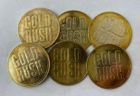 (6) Gold Rush Tokens