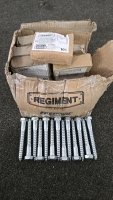 (16) Small Boxes of 1/4" Square Channel Washers (13) Hex Screws