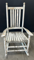 White Rocking Chair