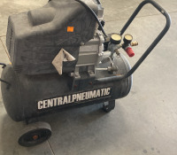 SMALL CENTRALPNEUMATIC AIR COMPRESSOR. (UNTESTED PLEASE INSPECT).