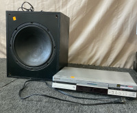 Subwoofer & Panasonic DVD Player. BB4