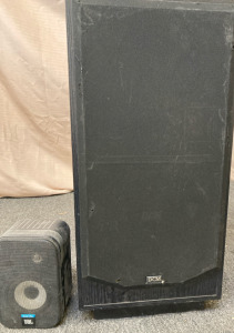 Large DCM Speaker, & Small JBL Speaker