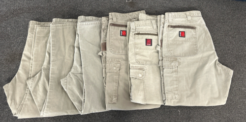 (6) Pairs of Wrangler Work Pants