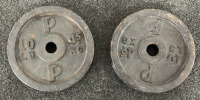 (2) 10lbs Circle Weights - 2