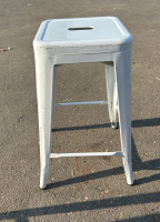 (2) Metal Stools - 3