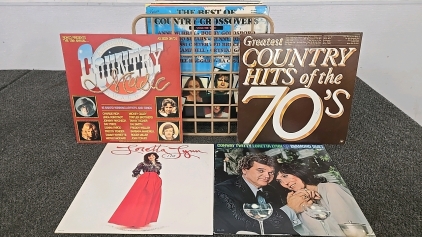 (1) Set of 35 Records Including But Not Limited to Loretta Lynn and Conway Twitty