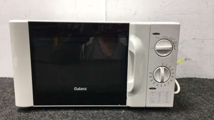 white microwave