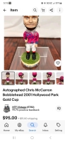 (1) Autographed Chris McCarron Bobblehead - 6