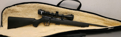 Savage Model 93R17 .17HMR Bolt Action Rifle With Bushnell Scope-- 1402222