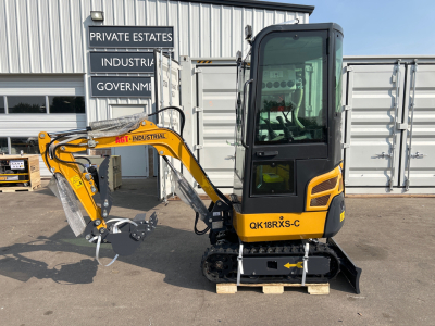 AGT RATO 1-TON MINI & SMALL EXCAVATOR, WITH AIR CONDITIONING, SIDE SWING AND ENCLOSED CAB |AGT-QK18RXS-C