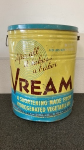 Vintage Tin 110Lb Vream Shortening