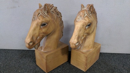 Horse Head Statuettes