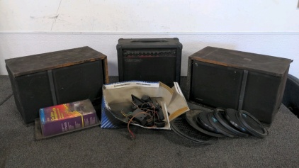 Speakers, Amp, & Parts