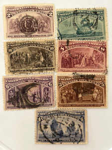 1893 Columbus Exposition US Postage Stamps