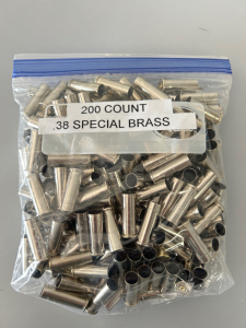 Bag Of 200 Count .38 Special Bracc Casings