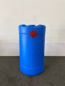 15 Gallon Blue Plastic Container