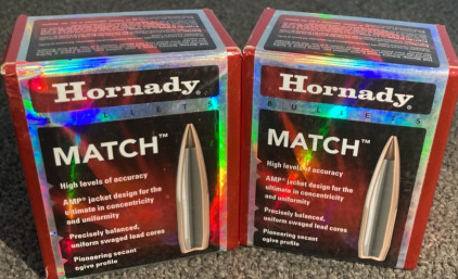 Hornady Bullets Match 30 CAL 168gr BTHP