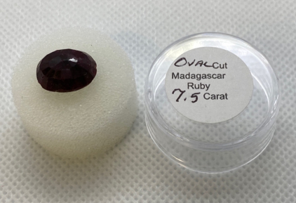 Oval Cut Madagascar Ruby 7.5 Ct.
