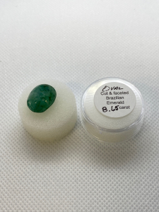 Oval Cut And Faceted Brazilian Emerald 8.65 Ct.