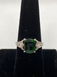 Emerald Ring- Size 8