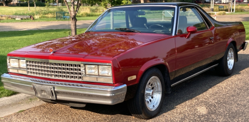 1985 CHEVROLET EL CAMINO - TWO-TONE PAINT - DROVE GREAT