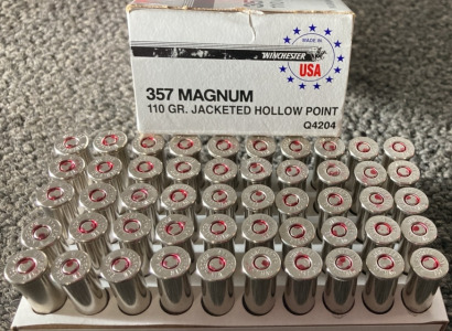 Winchester 357 Magnum 110GR. Jacketed Hollow Point