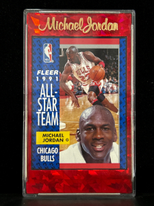 Collectible Michael Jordan Card- Fleer 1991 All Star Team