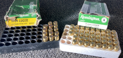 Remington 9mm. Luger 124gr & 115gr