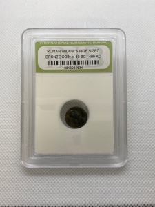 Roman Widows Mite Sized Bronze Coin