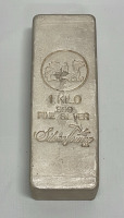 1 Kilogram .999 Fine Silver Bar