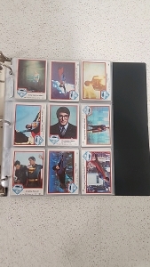 (1) Binder Of (90) 1978 Superman The Movie Collectible Trading Cards