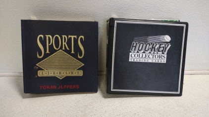 (1) Binder of Mixed Sport Player Cards & (1) Binder of Hockey Collectors Trading Cards/ Mixed