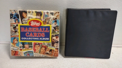 (1) Binder of Topps Baseball Collection Cards & (1) Binder of Mixed Brands Baseball Player Cards