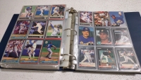 (1) Binder of Pinnacle, Tripple, Play, Ultra, Stadium & Club 1992 Baseball Player Cards & (1) Binder of Baseball Player Cards - 12