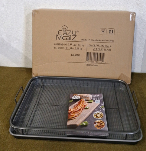 (1) Eazy Mealz, 2-Piece Crisper Basket & Tray