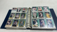 (1) Binder of Fleer 1992 Baseball Player Cards & (1) Binder of Topps 1993 Baseball Player Cards - 5