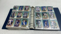 (1) Binder of Fleer 1992 Baseball Player Cards & (1) Binder of Topps 1993 Baseball Player Cards - 6