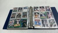 (1) Binder of Fleer 1992 Baseball Player Cards & (1) Binder of Topps 1993 Baseball Player Cards - 12