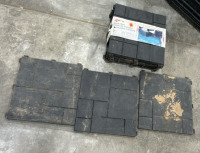 Tote of Plastic Deck Tiles - 2