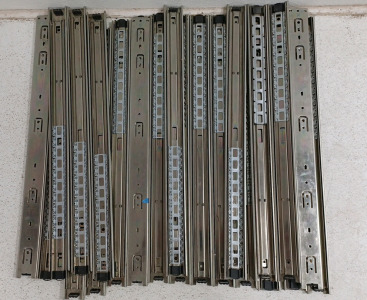 (11) Drawer Tracks - 11 Sets - 22 Tracks