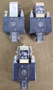 (3) Wabtec, EMD Locomotive Starting Contactors, (2) 2000674, (1) 36840307-01