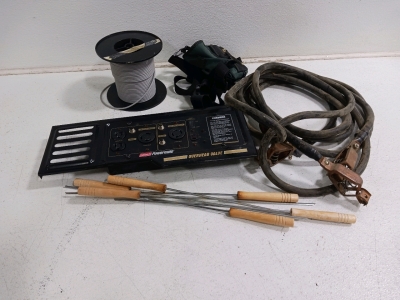 Whole Box, Rope, Extension Cord, Heavy Duty Jumper Cables, Cable, And More