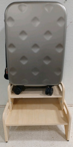 (1) NEW! Wemge Sabre Luggage (1) NEW! Multifunctional Two Step Stools with Safety Non-Slip Grip Pads