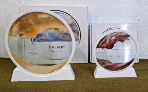 (2) YAIHE Moving Sand Art Frames