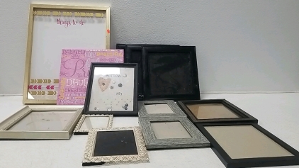 (11) Picture Frames, (2) Pieces Of Wall Decor