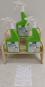 (3) Safer Critter Riddler Deer & Rabbit Repellent - Ready-to-Use (2) Multifunctional Two Step Stools w/ Safety Non-Slip Mats