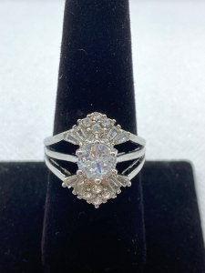 .925 Butterfly Cut Ring- Size 7.5