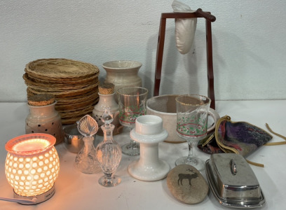 Slow Brew Stand, Wicker Plates, Assorted Glassware & More!