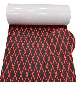Box Of (2) 27.5" x 74.8" Rolls Of EVA Foam Self-Adhesive Non-Slip Mat For Marine/ Outdoor Use